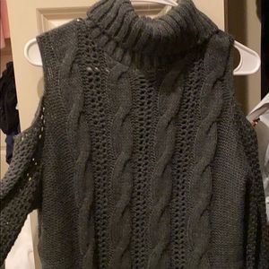 American eagle knitted grey sweater